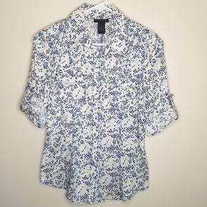 The Limited Floral Shirt Sz M